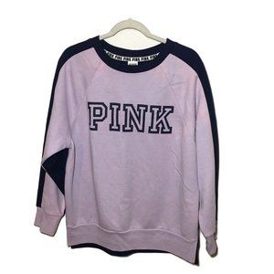PINK by Victoria Secret Lavender & Blue Sweatshirt Size S